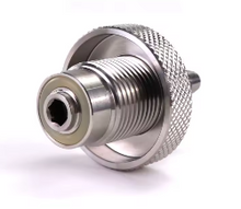 Afbeelding in Gallery-weergave laden, koppelstuk vul je eigen pcp vulfles cilinder met compressor of handpomp snelkoppeling DIN aansluiting